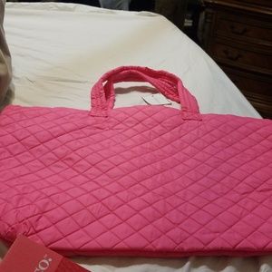 Robe, 3 pair of socks and a bag